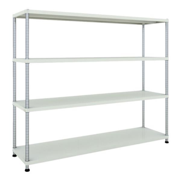 TRUSCO フェニックスラック 1800X450 4段 W色 PER5644W [PER-5644...