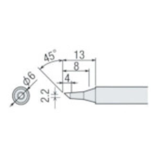 グット 替こて先2BC型PX2/PX3/SVS用 PX2RT2BC 1本入 [PX-2RT-2BC]...