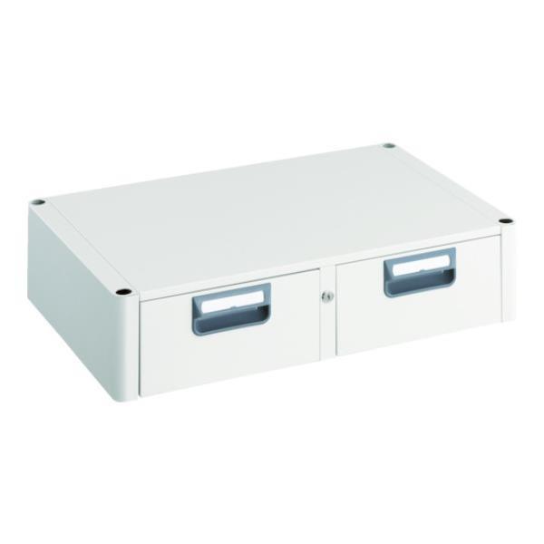 TRUSCO フェニックスワゴン 2列引出 750X500 W色 PEW75WW [PEW-75W-...