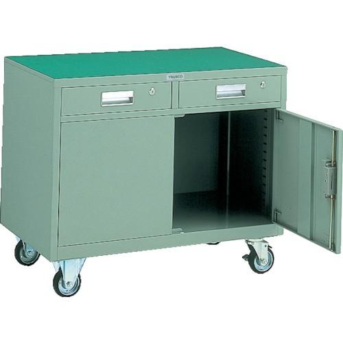 TRUSCO 移動式保管庫 引出2個付 900X500XH750 HT975C1 [HT-975C-...