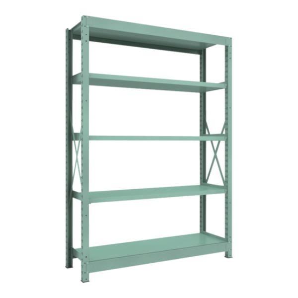 TRUSCO R3型中量棚 1500X450XH2100 5段 単体 R37555 [R3-7555...