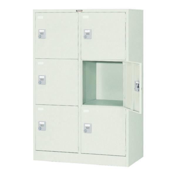 TRUSCO 多人数用ロッカー6人用 900X515XH1373 手ぶらキー式 SVG6LK [r2...