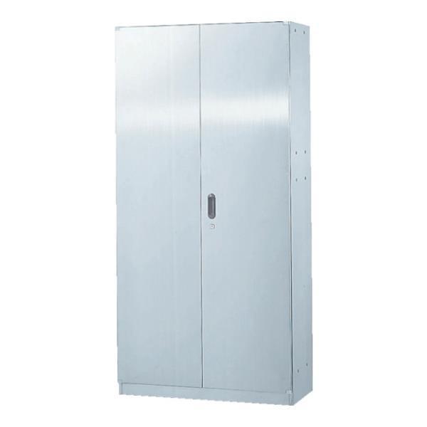 TRUSCO ステンレス保管庫(D500)両開 900XH1830 アジャスター STH518 [S...