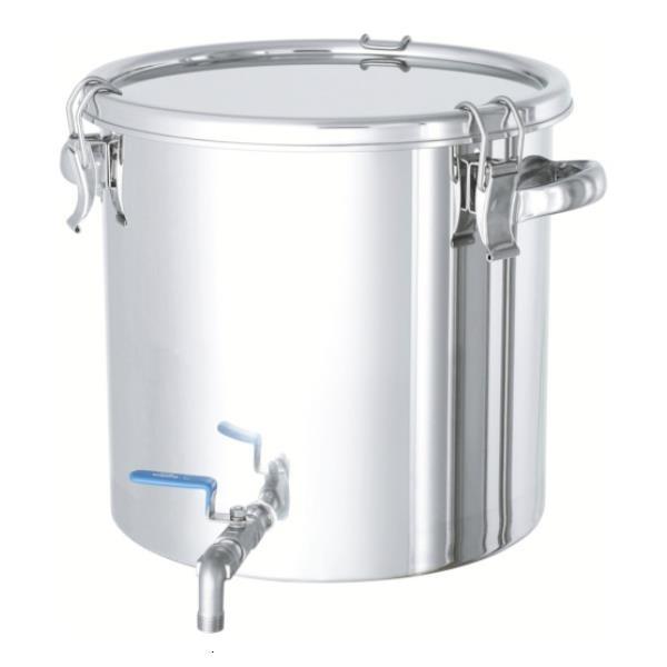 日東 ステンレスタンク ストレート密閉タンク(ボールバルブ付) 10L CTHV24 [CTHV-2...