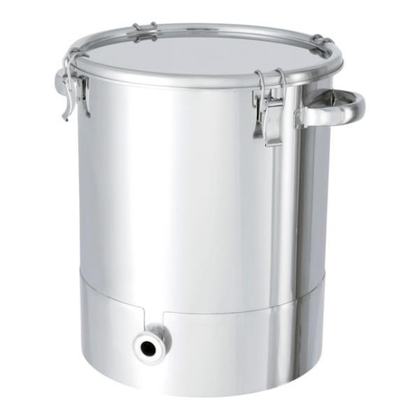 日東 ステンレスタンク片テーパー型クリップ式密閉容器 65L KTTCTH43 [KTT-CTH-4...