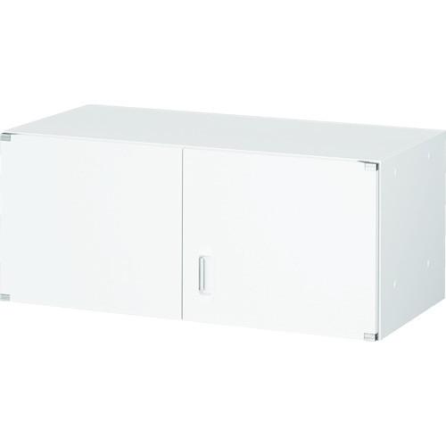 TRUSCO U型壁面書庫 両開き H380 W色 UHW4 [UHW-4][r21][s9-031...