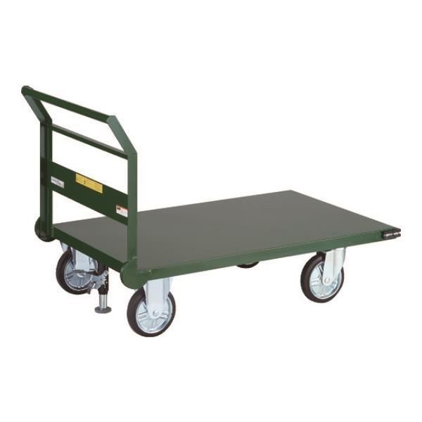 TRUSCO 鋼鉄製運搬車 1200X750 Φ200プレス車 LS付 SH1NSS [SH-1NS...