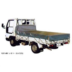 軽トラック用 荷台シート ブラック (ゴムバンド付き) [南栄工業