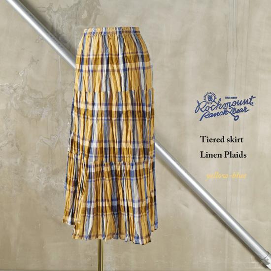 Rockmount / ロックマウント ティアードスカート linen plaids sp9999-...