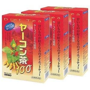 オリヒロ ヤーコン茶１００ 3gx30包【３箱セット】 お茶 健康茶 ダイエット 送料無料｜minatojapan-y02