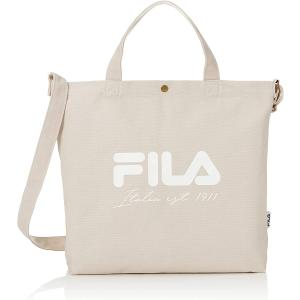 トートバッグ レディース バッグ 2WAY FILA フィラ 帆布 ショルダー トート ポケット付き FIMB-0751 パープル｜minatojapan-y02