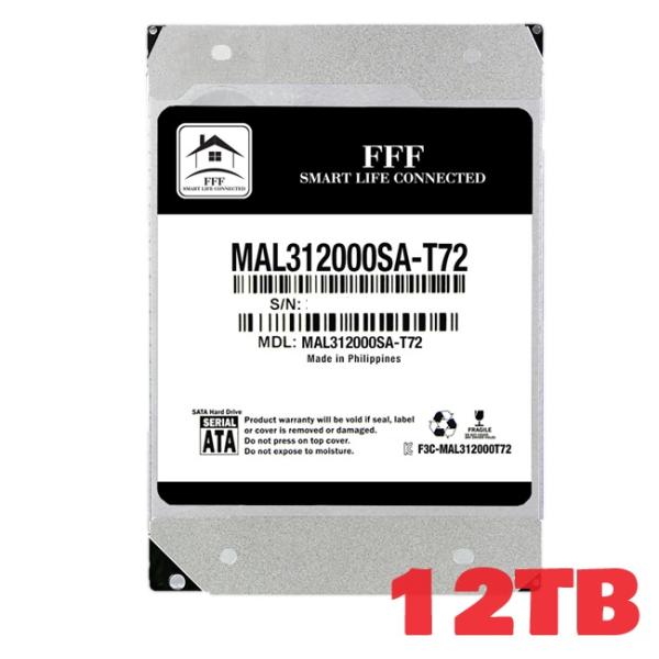 再生品HDD 3.5インチ 12TB SATA 7200RPM 内蔵ハードディスク FFF SMAR...