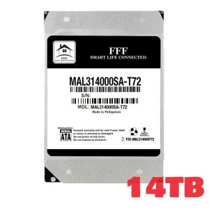 「再生品」HDD 3.5インチ 14TB SATA 7200RPM 内蔵ハードディスク FFF SMART LIFE CONNECTED 旧MARSHAL MAL314000SA-T72｜minatomirai-store-1