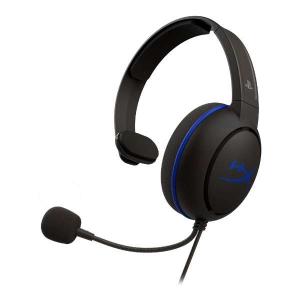 HyperX Cloud Chat Headset(プレステーション公認モデル) HX-HSCCHS-BK キングストン ゲーミングヘッドセット 左耳でも右耳でも着用可能 PS5/PS4/PC 新品