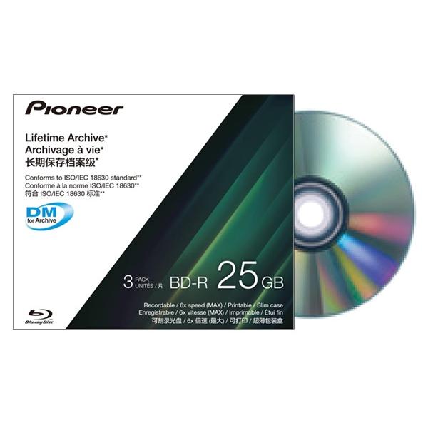 パイオニア Pioneer アーカイブ対応BD-R IPS-BD11W03P 25GB 6倍速 IS...