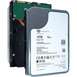 Seagate製 ExosX18 3.5インチ内蔵HDD ST12000NM00J 12TB 7200RPM SATA600 256MB エンタープライズモデル メーカーリファービッシュ 180日間保証【整備済み品】