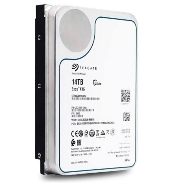 Seagate Exos X16 3.5” 内蔵HDD 14TB SATA600 7200rpm 2...