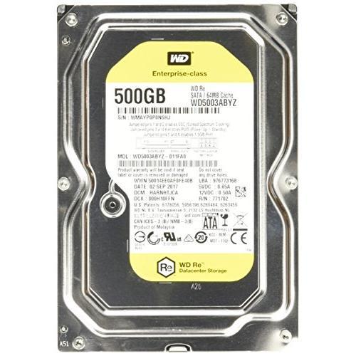 WESTERN DIGITAL製 内蔵HDD 3.5インチ WD REシリーズWD5003ABYZ ...