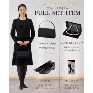 礼服 喪服 レンタル フルセット サテンライン...の詳細画像3