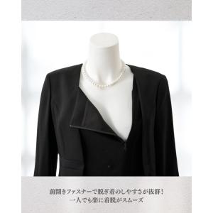 礼服 喪服 レンタル フルセット サテンライン...の詳細画像5