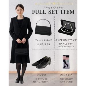 礼服 喪服 レンタル フルセット ピンタック ...の詳細画像3