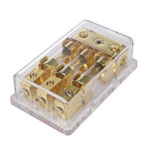 ヒューズブロック 3連 ヒューズホルダー 60A ヒューズ3本付