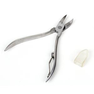 巻き爪 用 ニッパー 式 爪切り 甘皮押し 付 カッター はさみ 変形 厚い 硬い 爪 お手入れ ケア お年寄り 高齢者 介護 足 (送料無料)ctr-f55