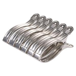 布団ばさみ ステンレス ベランダ 大型 16cm×2.1cm 6個セット