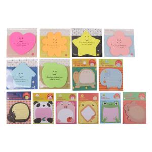 ふせん 付箋 セット カラフル メモ 6種 ＆ かわいい 動物