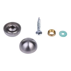 飾りビス 化粧ビス キャップ セット表札 プレート 留金具半球型