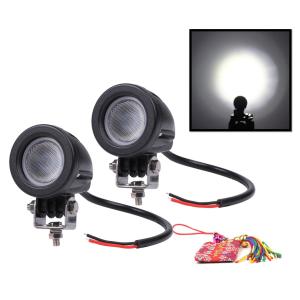 汎用 LED ワークライト 10W 6000K 10V‐30V 広角 60度 丸型