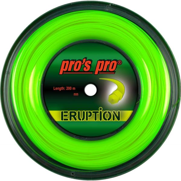 Pros pro ERUPTION  単張りお試しガット(ラケット一本分) 12m ポリエステルガッ...