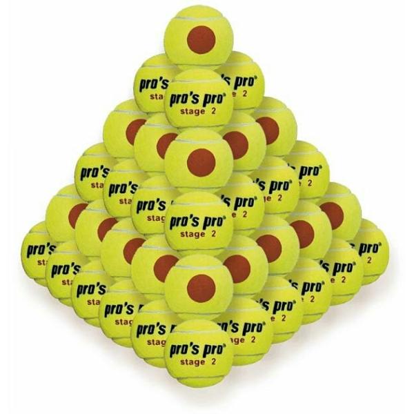 お子様でも安心 pros pro オレンジボール stage２ ボールサイズ 65mm 30球入り　...