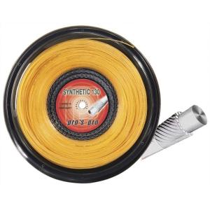 pros pro シンセティックガット 200mロール 1.30mm  ゴールド プロズプロ SYN...