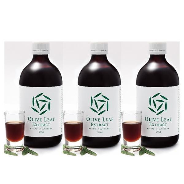 オリーヴリーフ・エキストラクト 500ml ３本セット 約100日分 保存料・着色料・香料無添加 天...
