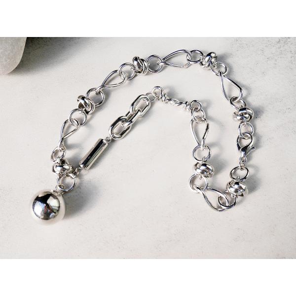 amplis・アンプリス celia Necklace -Silver- / パール ネックレス シ...