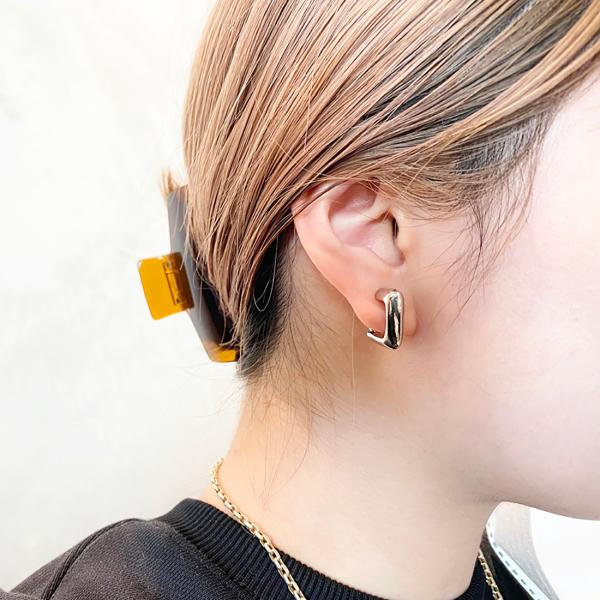 amplis・アンプリス chip earrings -Gold- / イヤリング ゴールド