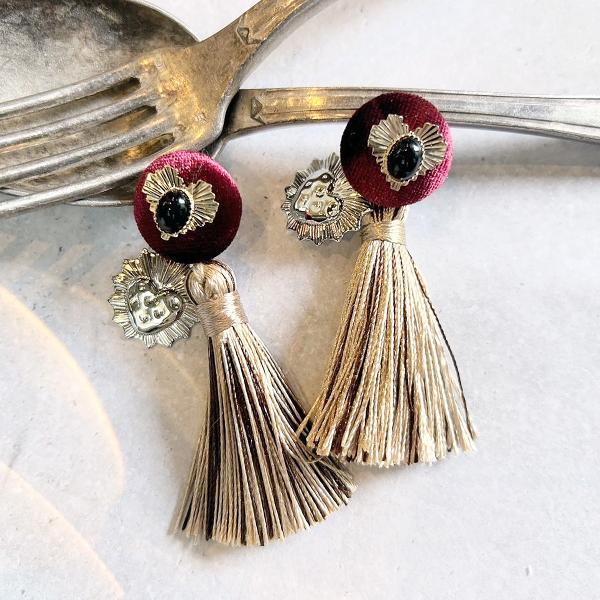 amplis・アンプリス queen tassel pierce -Bronze- / 2way ピ...