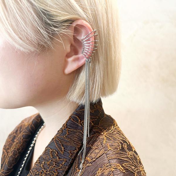 amplis・アンプリス nina earcuff -Silver-  /  イヤカフ シルバー