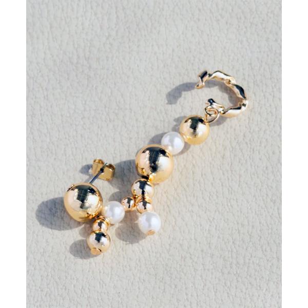amplis・アンプリス mirror earcuff&amp;pierce -Gold-  /  ピアス ...