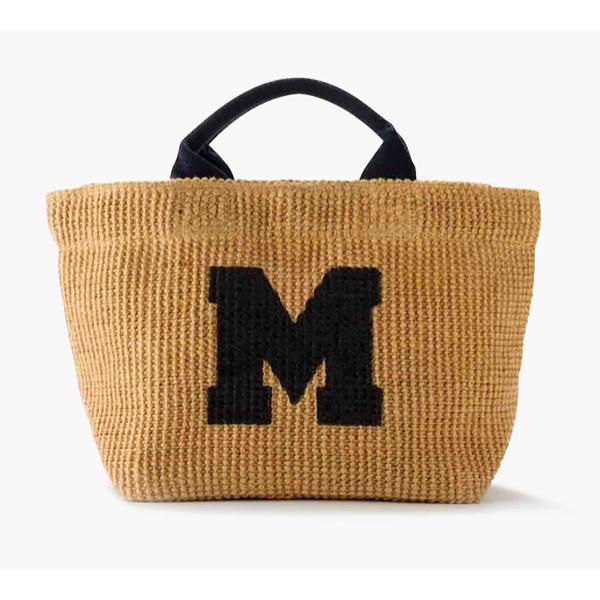 FABRICO・ファブリコ ジュートバッグ XS【M】/  アルファベット イニシャル ショルダー ...