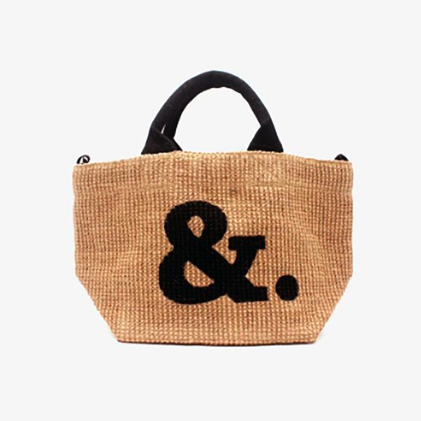 FABRICO・ファブリコ ジュートバッグ XS【＆】/  アルファベットアンパサンド ショルダー ...