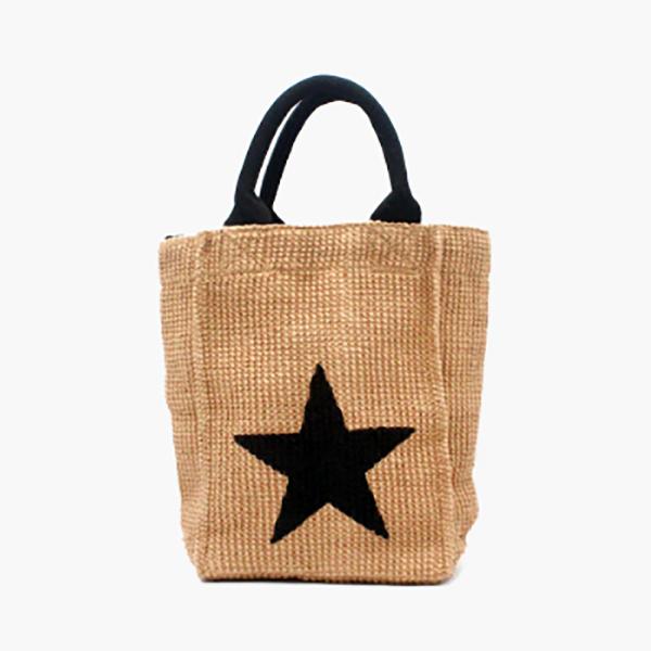 FABRICO・ファブリコ ジュートバッグ stitch mini【STAR】/  ★ スター イニ...