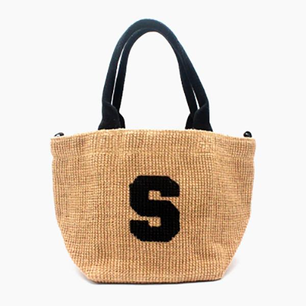 FABRICO・ファブリコ ジュートバッグ S【S】/  アルファベット イニシャル ショルダー ト...