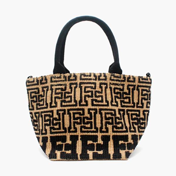 FABRICO・ファブリコ ジュートバッグ S【initials】/  イニシャル ショルダー トー...