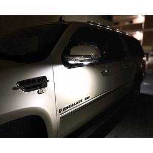 Cadillac Escalade／Epistar 3030 Power LED ドアミラーウエルカ...