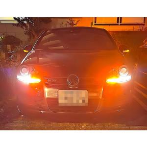 フォルクスワーゲン ゴルフ5／フロントウインカーランプ／Power 2016LED(15pcs) 4...