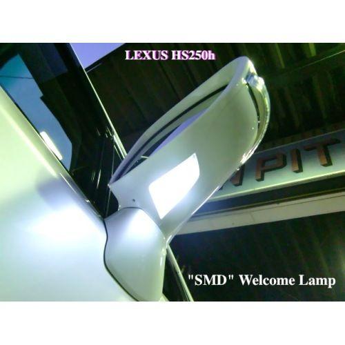 LEXUS HS250h／Epistar 3030 Power SMD ドアミラーウエルカムランプ／...
