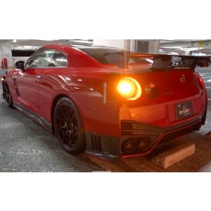 NISSAN GT-R／ハイフラキャンセラー内蔵 LEDウインカーバルブ（前後左右 4個セット）GT...