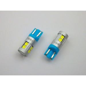 T10／Epistar 3030 Power LED(9pcs) 400LM／色温度 K（ケルビン数）別／2個セット（5500K／6000K／8000K／12000K）